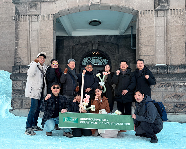 일반대학원 디자인학과 산업디자인전공, 일본 삿포로 전시회 개최